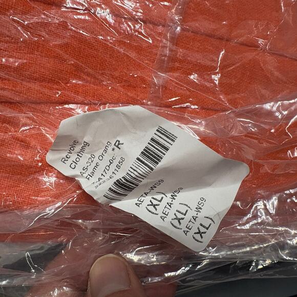 Aureta Sophia Bustier Size XL Flame Orange Women's AETA-WS9 - Picture 10 of 10